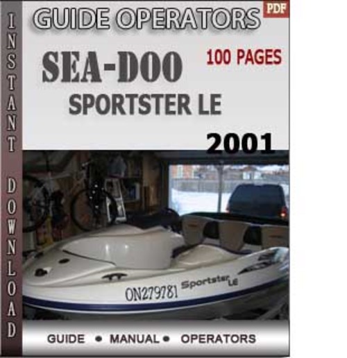 Product picture Seadoo Sportster LE 2001 Operators Guide Manual Download