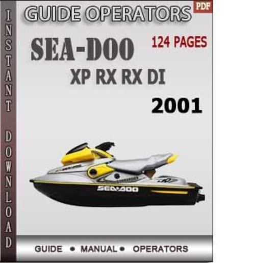Product picture Seadoo XP RX RX DI 2001 Operators Guide Manual Download