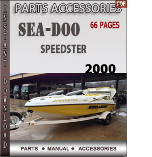 Product picture Seadoo Speedster 2000 Parts Accessories Catalog Manual Downl