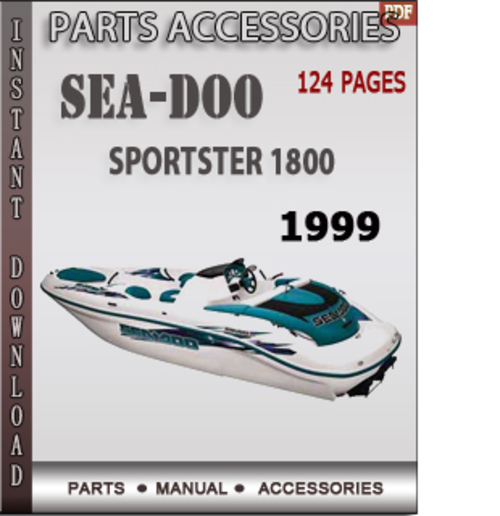 Product picture Seadoo Sportster 1800 1999 Parts Accessories Catalog Manual 