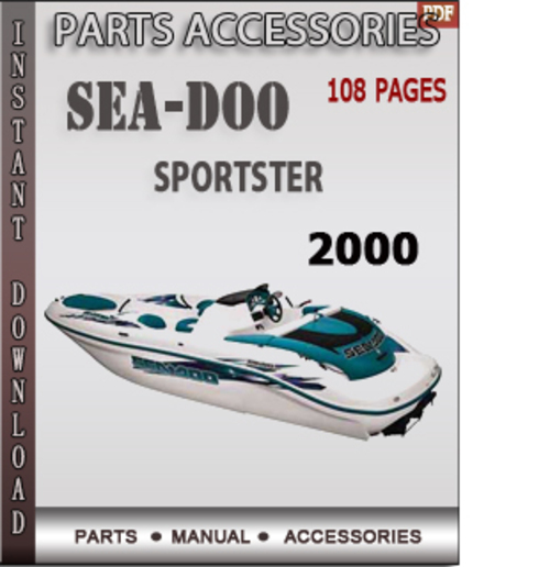 Product picture Seadoo Sportster 2000 Parts Accessories Catalog Manual Downl