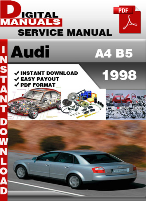 Product picture Audi A4 B5 1998 Factory Service Repair Manual
