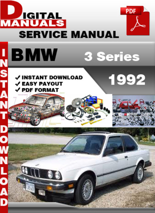 Product picture BMW 3 Series 1992 Factory Service Repair Manual