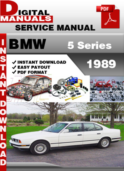Product picture BMW 5 Series 1989 Factory Service Repair Manual