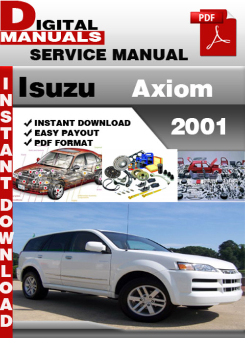 Product picture Isuzu Axiom 2001 Factory Service Repair Manual