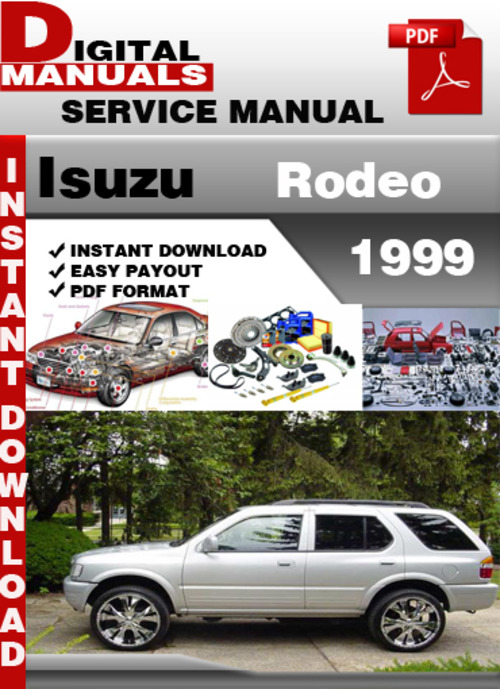 Product picture Isuzu Rodeo 1999 Factory Service Repair Manual 