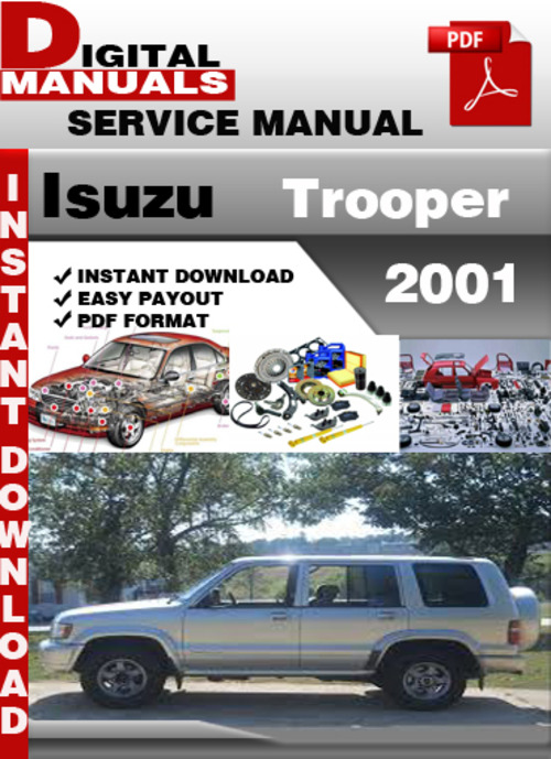 Product picture Isuzu Trooper 2001 Factory Service Repair Manual 