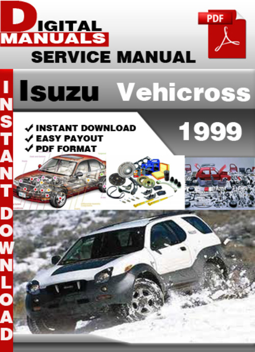 Product picture Isuzu Vehicross 1999 Factory Service Repair Manual