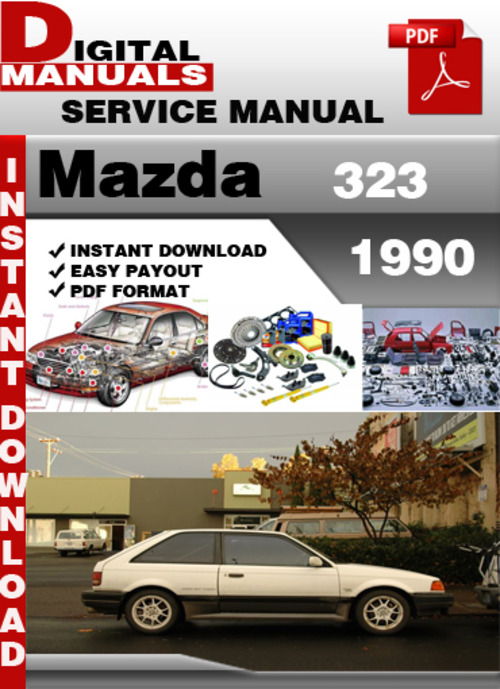 Product picture Mazda 323 1990 Factory Service Repair Manual