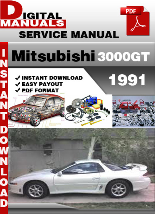 Product picture Mitsubishi 3000GT 1991 Factory Service Repair Manual