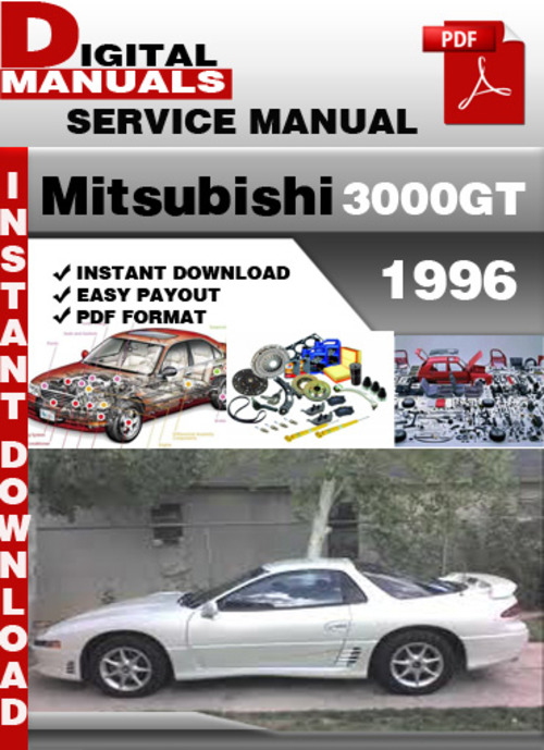 Product picture Mitsubishi 3000GT 1996 Factory Service Repair Manual