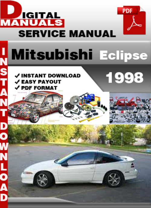 Product picture Mitsubishi Eclipse 1998 Factory Service Repair Manual