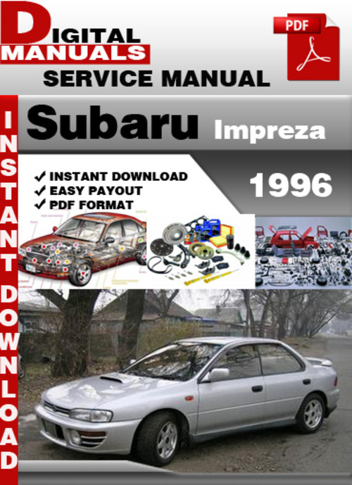 Product picture Subaru Impreza 1996 Factory Service Repair Manual