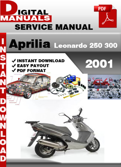 Product picture Aprilia Leonardo 250 300 2001 Factory Service Repair Manual