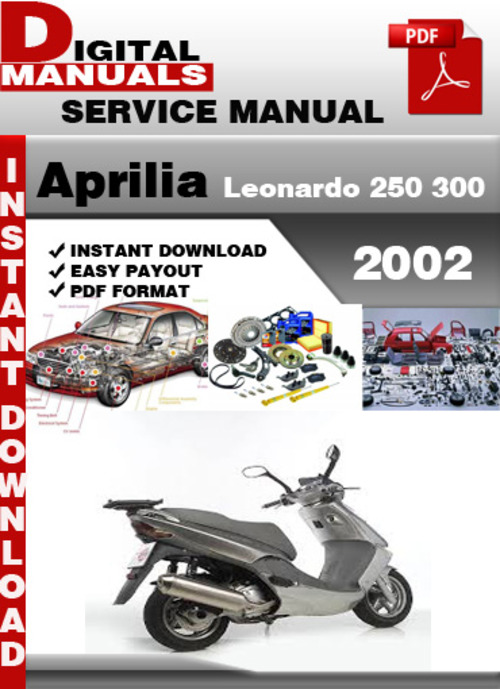 Product picture Aprilia Leonardo 250 300 2002 Factory Service Repair Manual