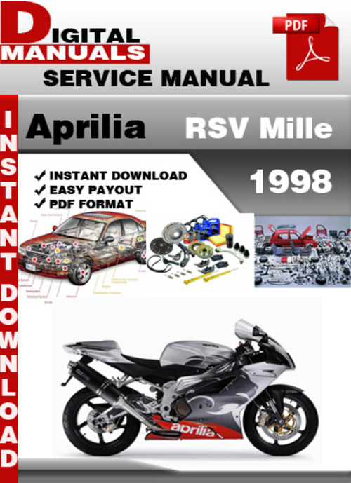 Product picture Aprilia RSV Mille 1998 Factory Service Repair Manual