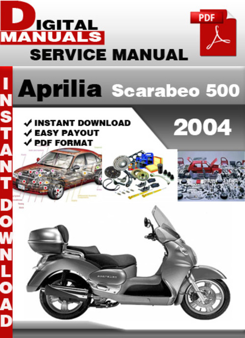 Product picture Aprilia Scarabeo 500 2004 Factory Service Repair Manual