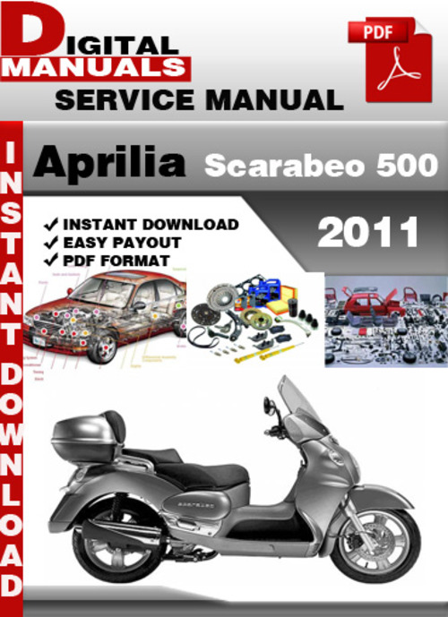 Product picture Aprilia Scarabeo 500 2011 Factory Service Repair Manual