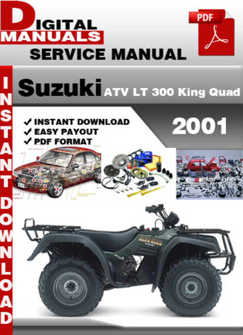 Product picture Suzuki ATV LT 300 King Quad 2001 Factory Service Repair Manu
