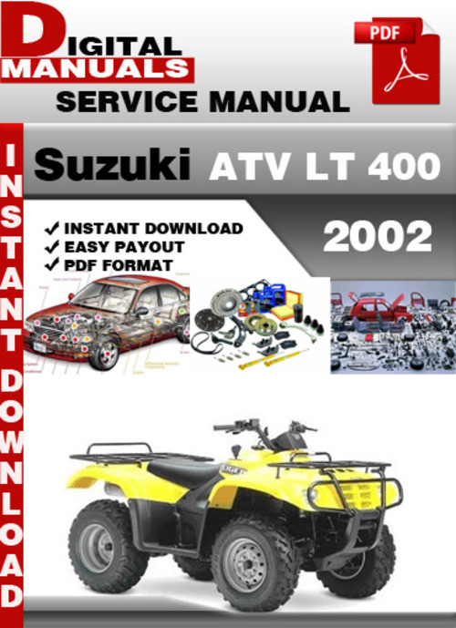 Product picture Suzuki ATV LT 400 2002 Factory Service Repair Manual Pdf