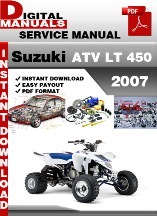 Product picture Suzuki ATV LT 450 2007 Factory Service Repair Manual Pdf