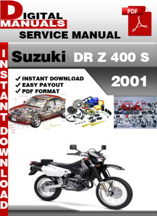 Product picture Suzuki DR Z 400 S 2001 Factory Service Repair Manual Pdf