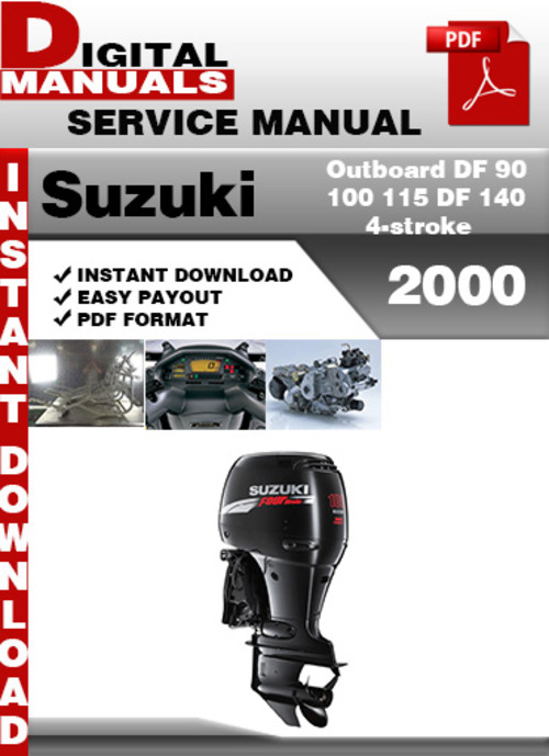 Product picture Suzuki Outboard DF 90 100 115 DF 140 4-stroke 2000 Factory S