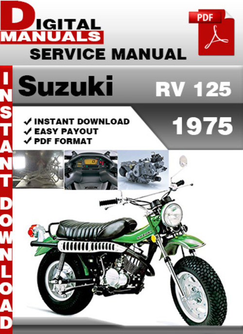 Product picture Suzuki RV 125 1975 Factory Service Repair Manual Pdf