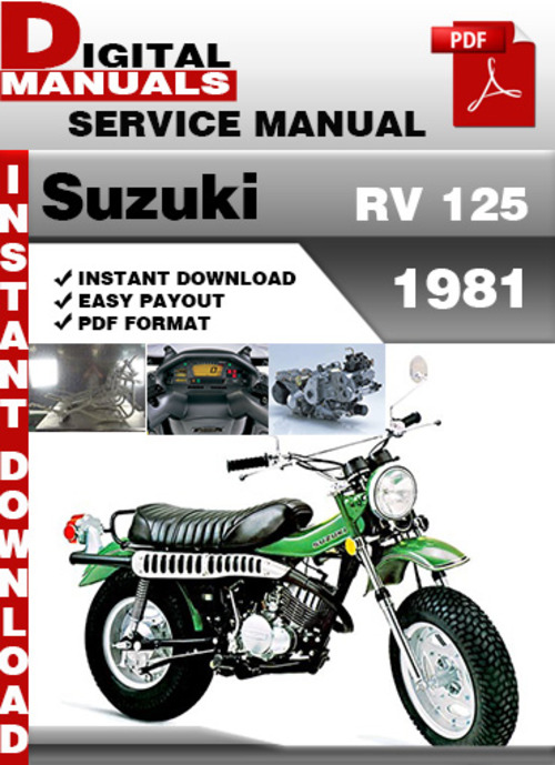 Product picture Suzuki RV 125 1981 Factory Service Repair Manual Pdf