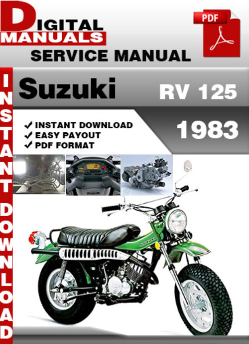 Product picture Suzuki RV 125 1983 Factory Service Repair Manual Pdf