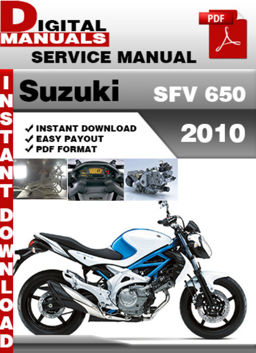 Product picture Suzuki SFV 650 2010 Factory Service Repair Manual Pdf