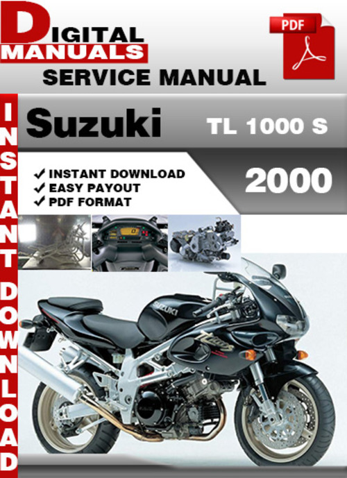 Product picture Suzuki TL 1000 S 2000 Factory Service Repair Manual Pdf