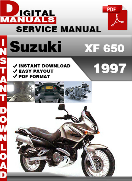 Product picture Suzuki XF 650 1997 Factory Service Repair Manual Pdf