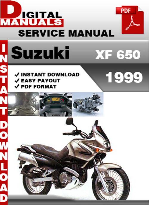Product picture Suzuki XF 650 1999 Factory Service Repair Manual Pdf