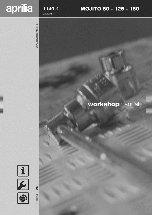 Product picture Aprilia Mojito 50 125 150 2008 Factory Service Repair Manual